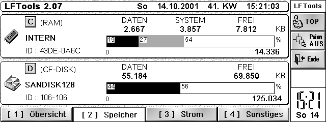 Screenshot SystemInfos Seite 2