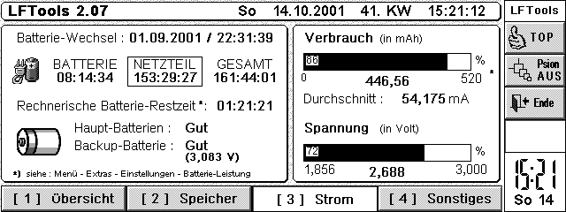 Screenshot SystemInfos Seite 3